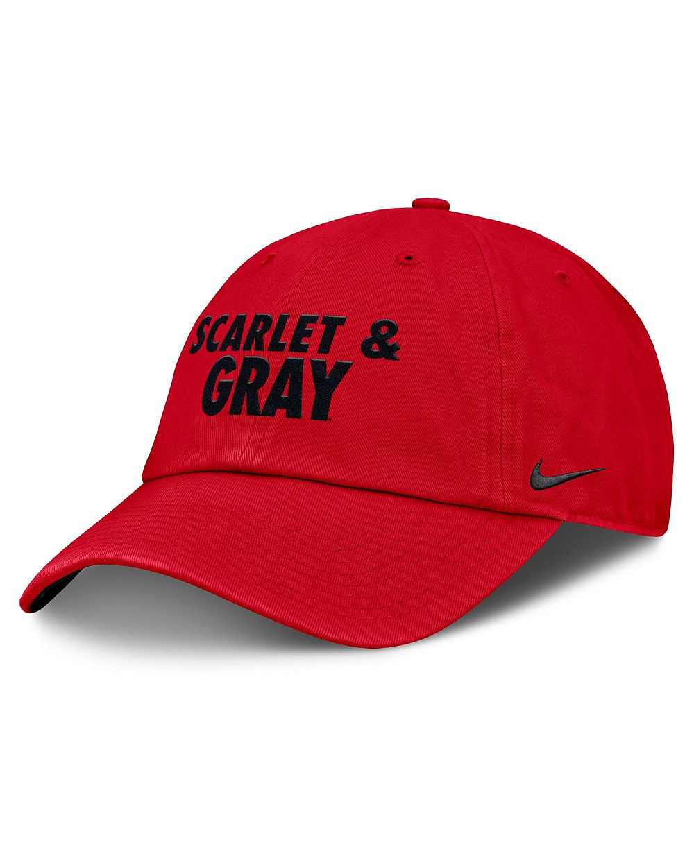 Бейсболка Nike Scarlet Ohio State Buckeyes Primetime Chant Club Adjustable для мужчин и женщин