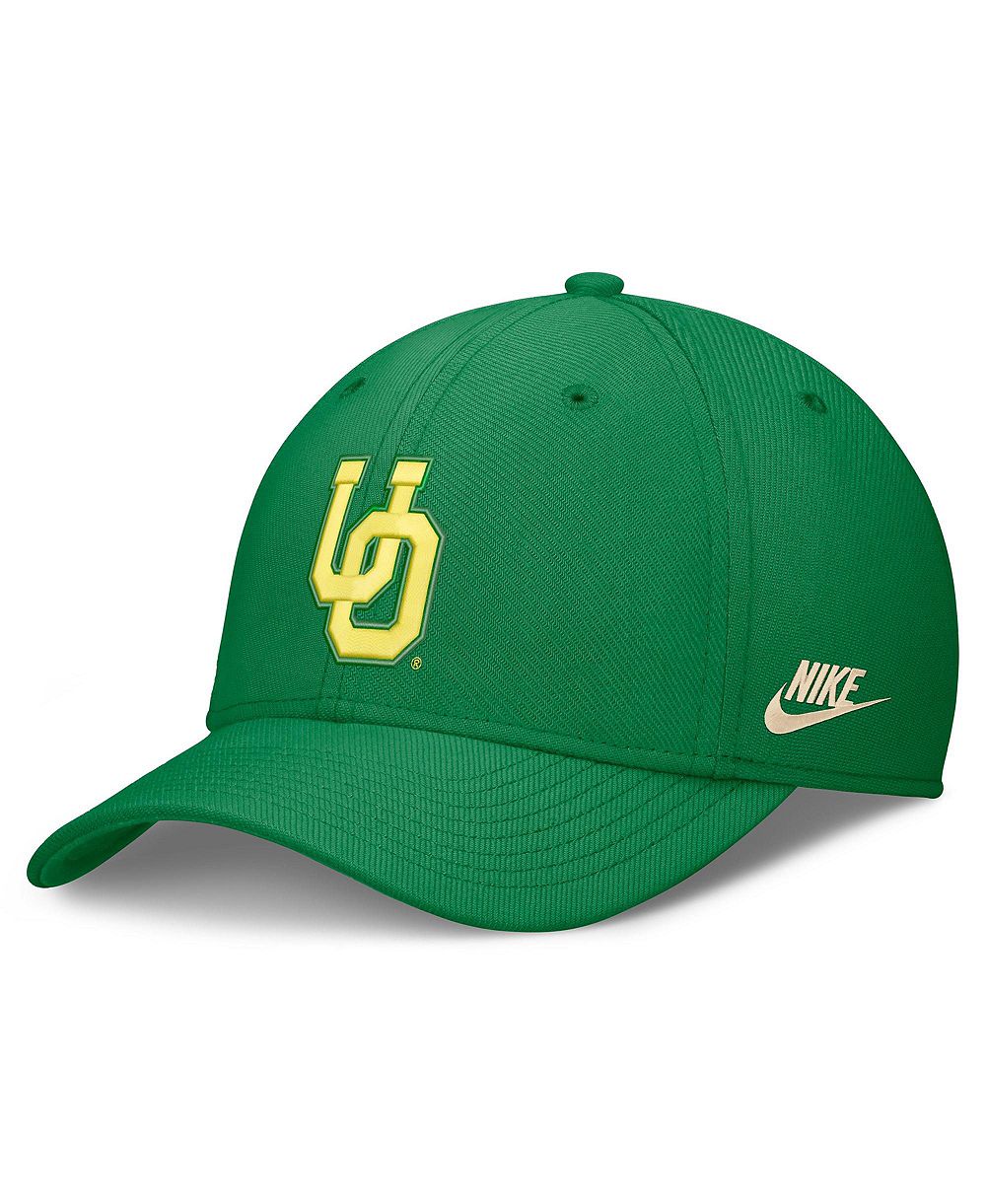 Му seseorangская ке文件的 Nike Oregon Ducks Green Dri-FIT Vintage Rise Swooshflex Flex Hatély