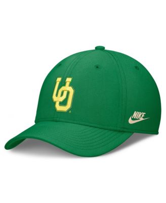 Му seseorangская ке文件的 Nike Oregon Ducks Green Dri-FIT Vintage Rise Swooshflex Flex Hatély