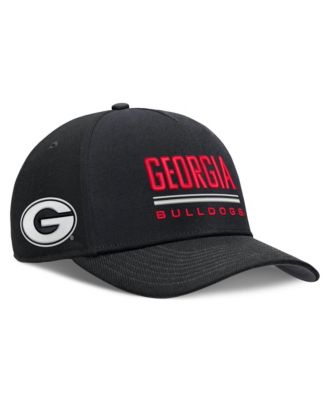 Мужская кепка Nike Black Georgia Bulldogs 2026 Sideline Dri-FIT Rise регулируемая