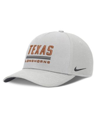 Мужская кепка Nike Gray Texas Longhorns 2026 Sideline Dri-FIT Rise Adjustable