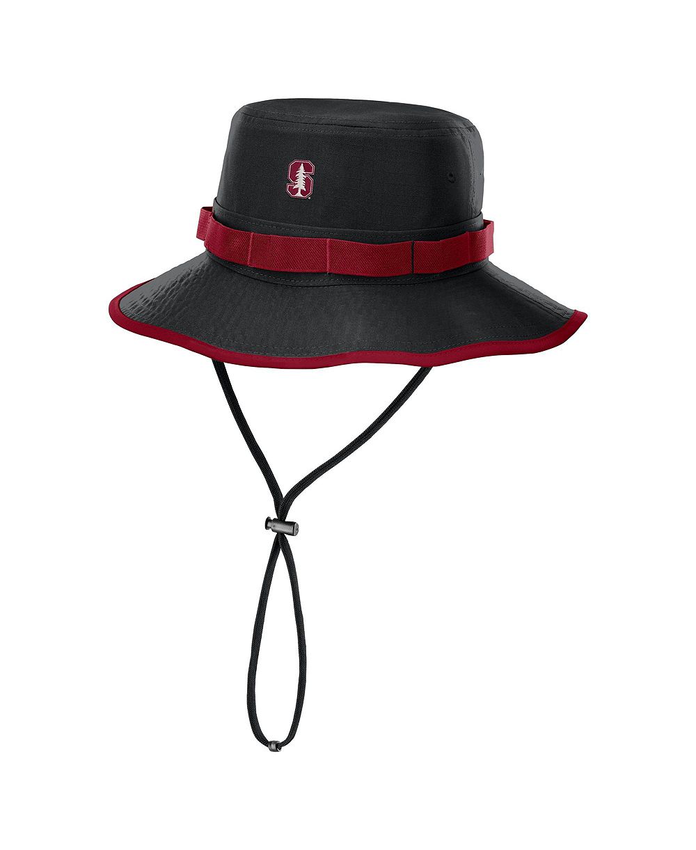 Мужская кепка Nike Black Stanford Cardinal 2026 Sideline Apex Boonie Bucket Hat