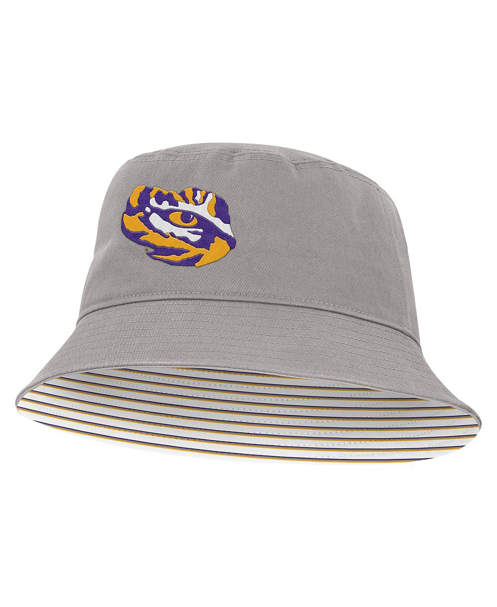Men's and Women's Nike Gray LSU Tigers Primetime Apex Bucket Hat
