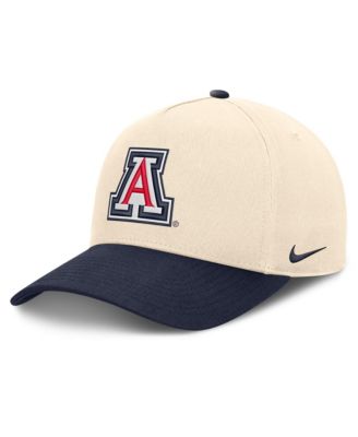 Men's and Women's Nike Natural/Navy Arizona Wildcats Campus Prep Rise Adjustable Hat