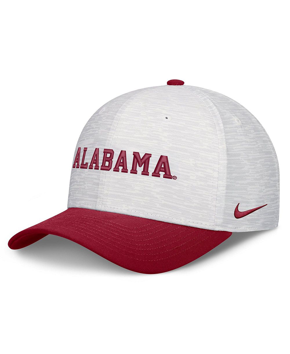 Nike Белая/Crimson кепка Alabama Crimson Tide Primetime Rise Adjustable