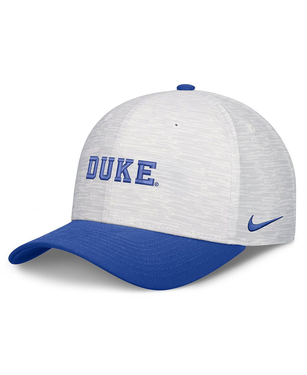 Men's and Women's Nike Gray/Royal Duke Blue Devils Primetime Rise Adjustable Hat