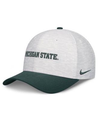 Men's and Women's Nike White/Green Michigan State Spartans Primetime Rise Adjustable Hat