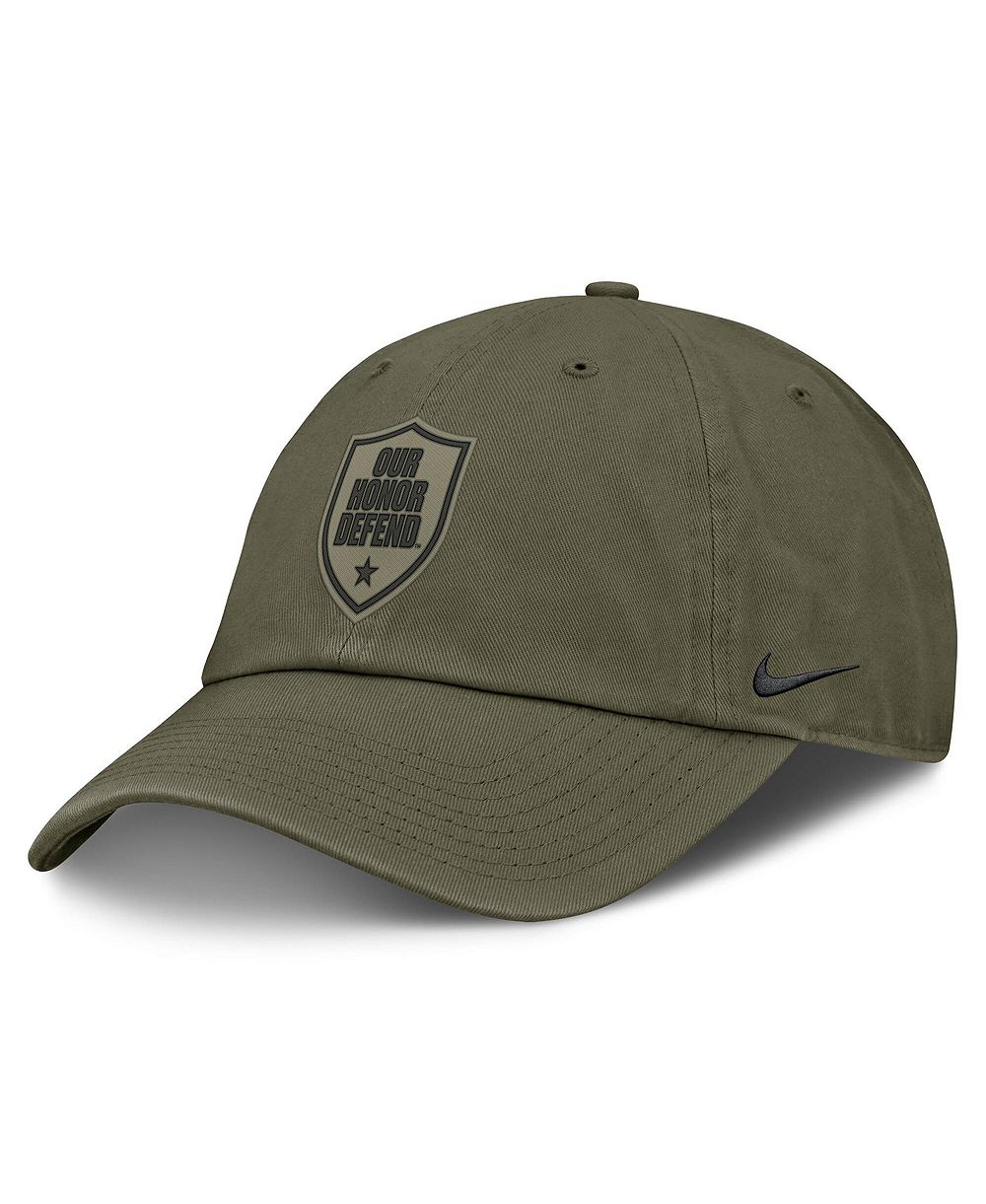 Nike Мужская кепка SwooshFlex Dri-FIT Olive Ohio State Buckeyes Primetime