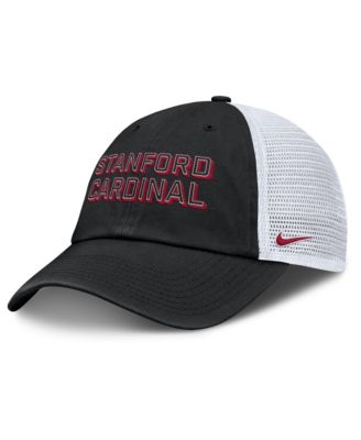 Мужская регулируемая кепка Nike Black Stanford Cardinal 2025 Gameday On-Field Club Trucker