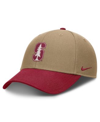 Men's and Women's Nike Beige/Cardinal Stanford Cardinal Primetime Rise Dri-FIT Adjustable Hat