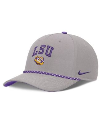 Nike Серая кепка LSU Tigers Primetime Rise Rope