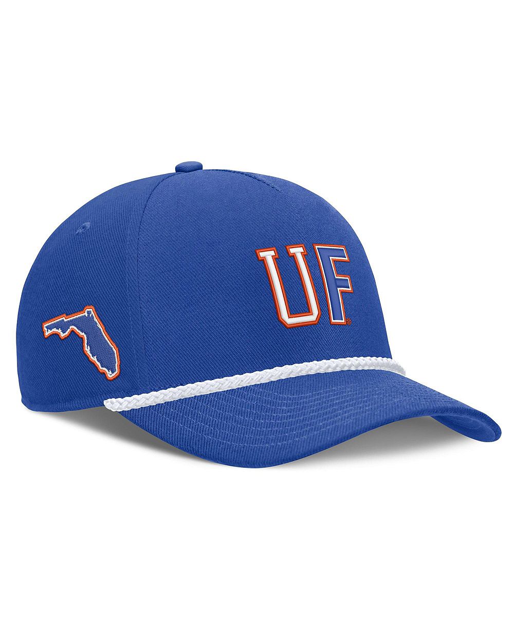 Мужская и женская кепка Nike Royal Florida Gators 2026 Basketball Refresh 5-Panel Rope Rise