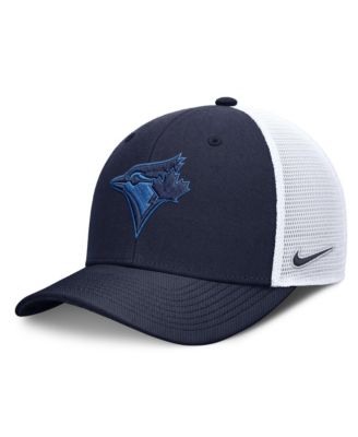 Мужская кепка Nike Navy/White Toronto Blue Jays Tonal Rise Trucker Dri-FIT Adjustable