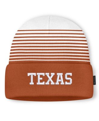 Men's and Women's Nike Texas Orange/White Texas Longhorns On-Field Utility Knit Hat