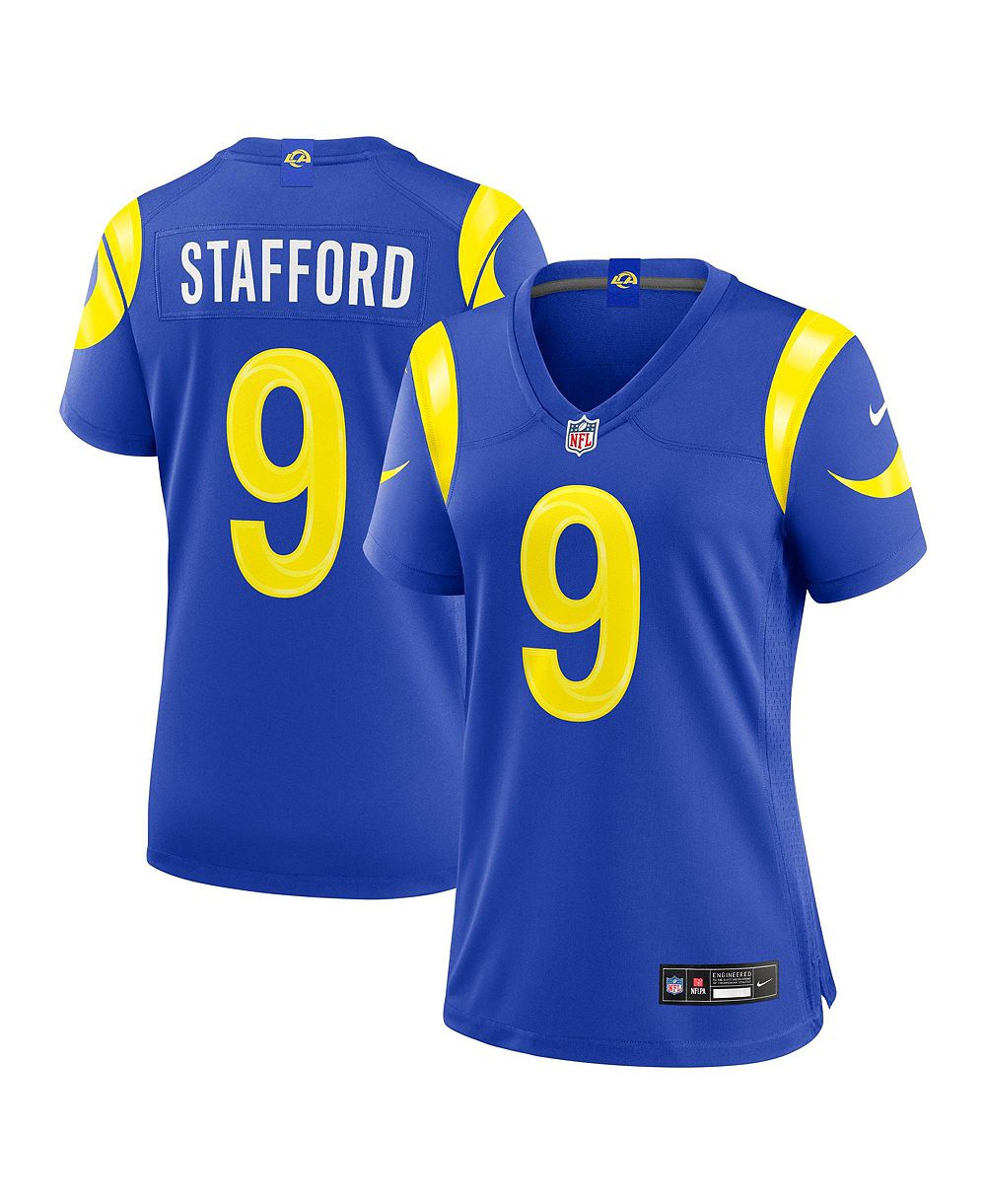 Женская джерси Nike Los Angeles Rams Matthew Stafford королевский синий