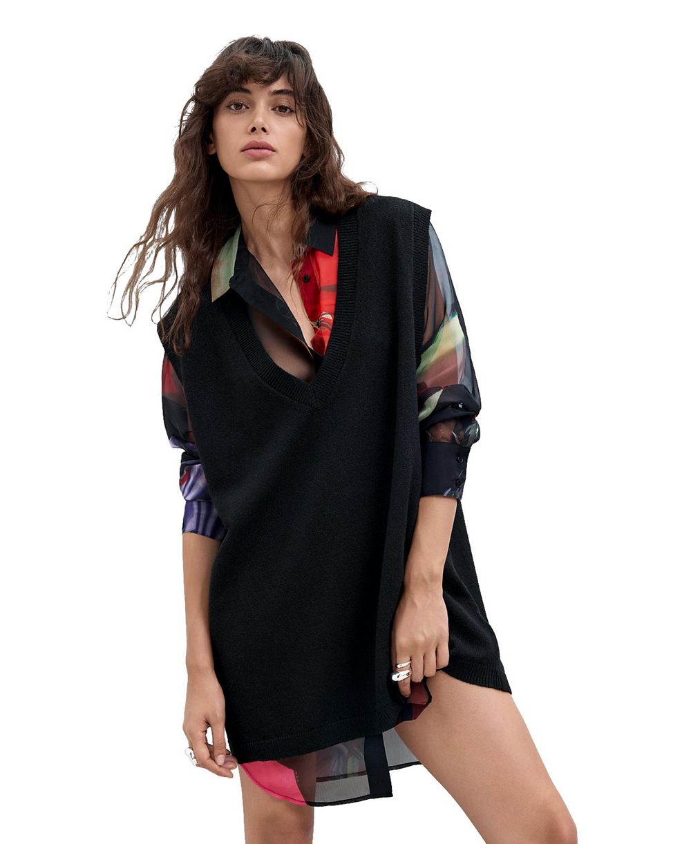 Женское платье Desigual 2-in-1 shirt dress M. C. Lacroix