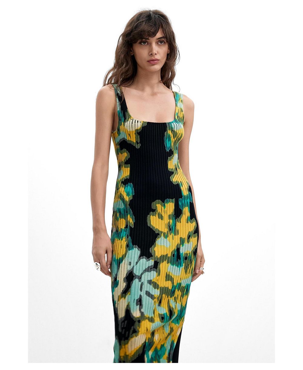 Женское длинное платье 2-in-1 Desigual M.C. Lacroix