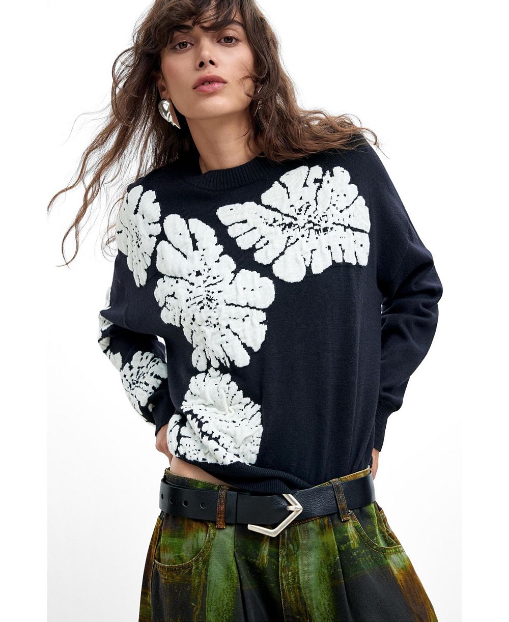 Женский свитер Desigual M. C. Lacroix Jacquard Floral