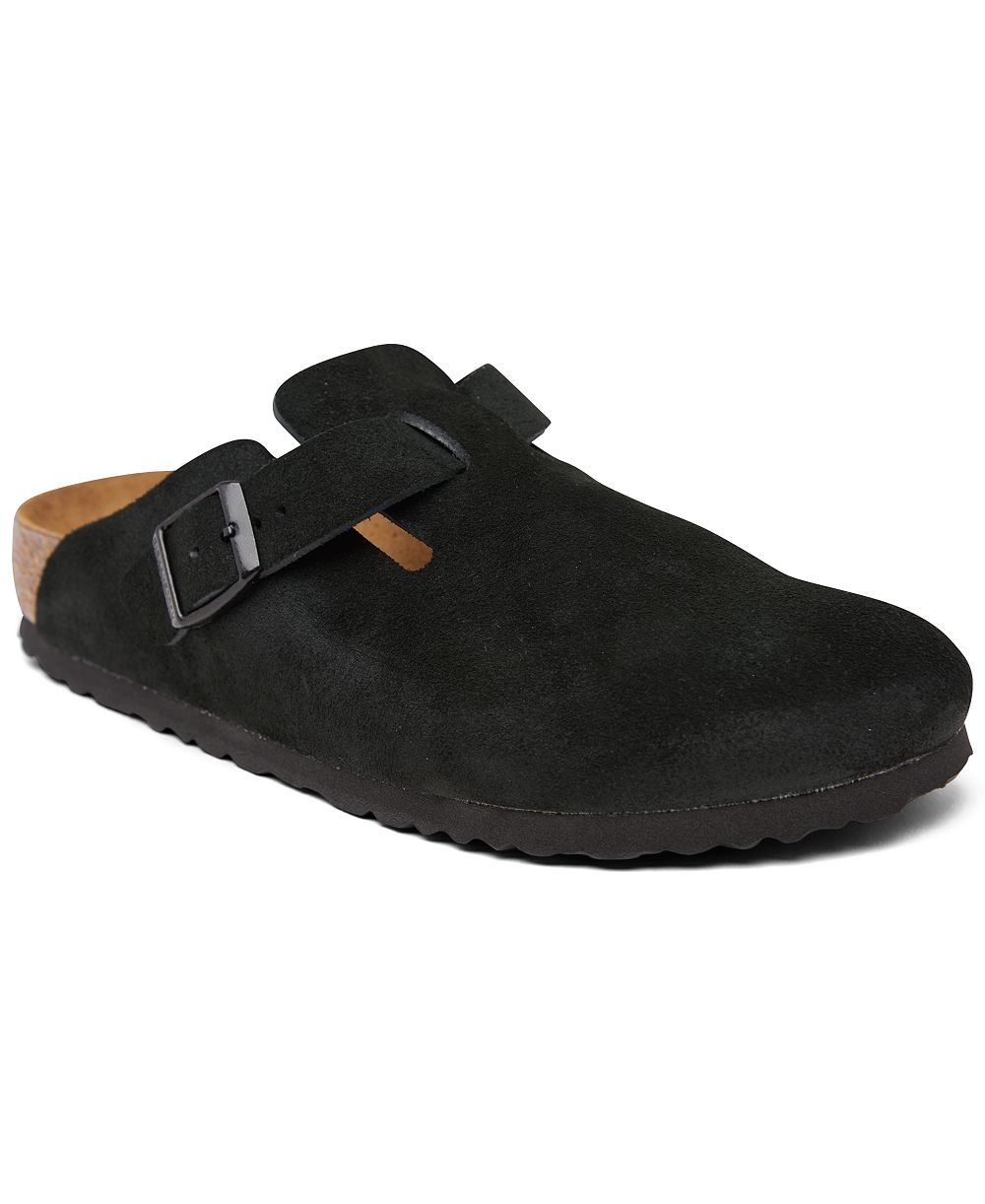 Birkenstock Women's Boston Soft Footbed Suede Clogs from Finish Line