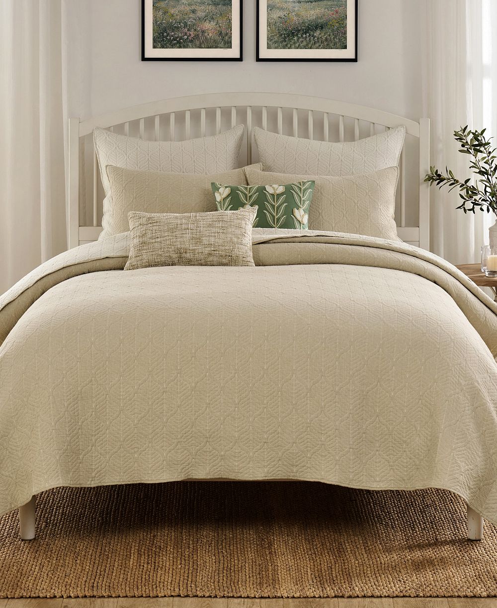 Greenland Home Fashions Harper Jacquard-Woven reversible комплект из 3 предметов, Full/Queen