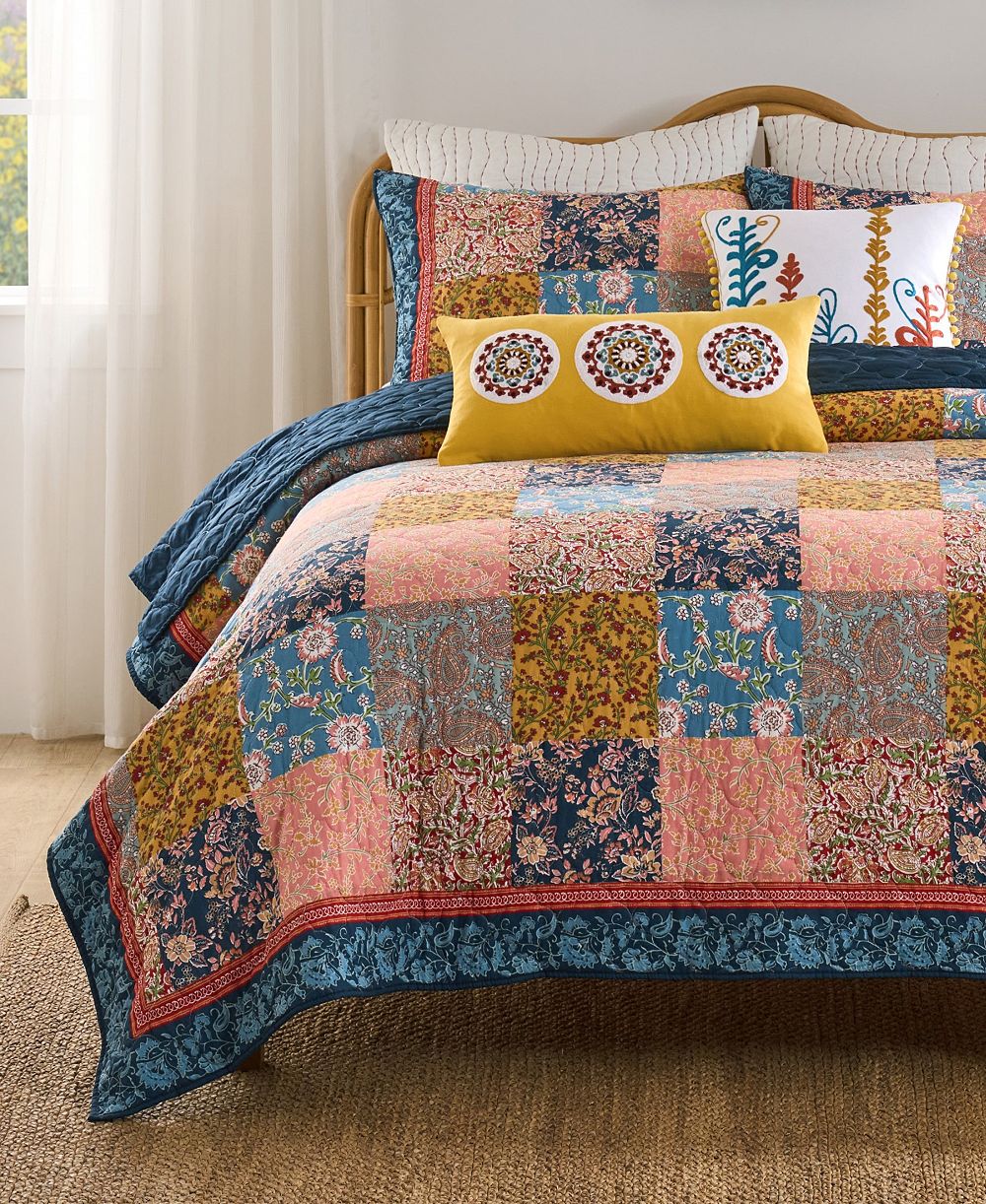Greenland Home Fashions комплект из 3 стеганых покрывал Tangier, Full/Queen