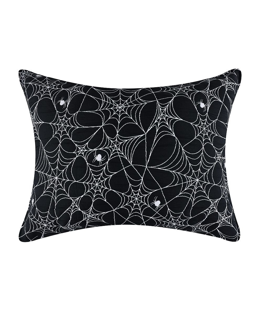 Greenland Home Fashions Spinderella Jacquard-Woven Lightweight Pillow Sham, Standard
