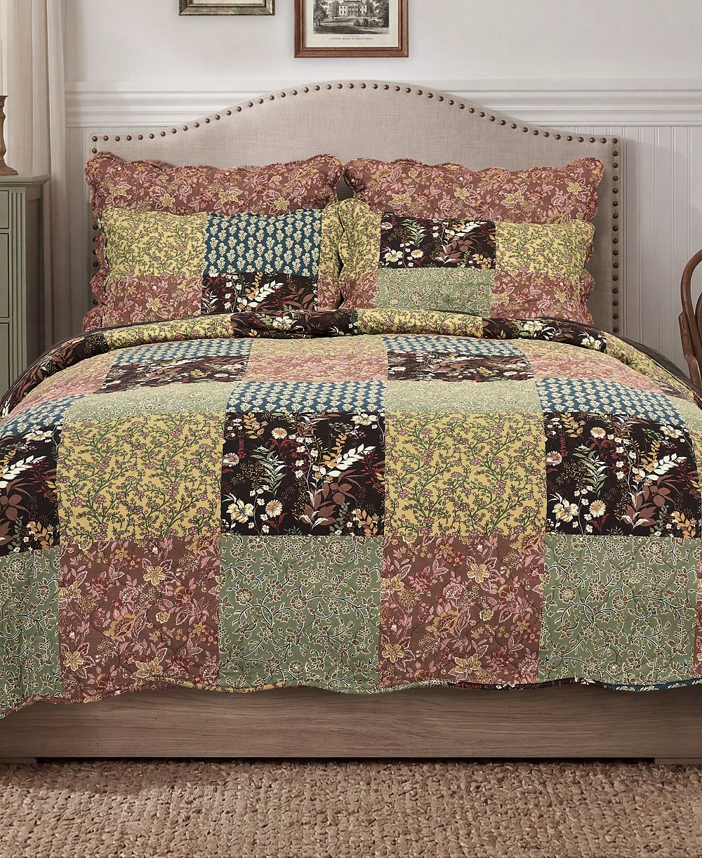Greenland Home Fashions комплект покрывала Hazel, Twin