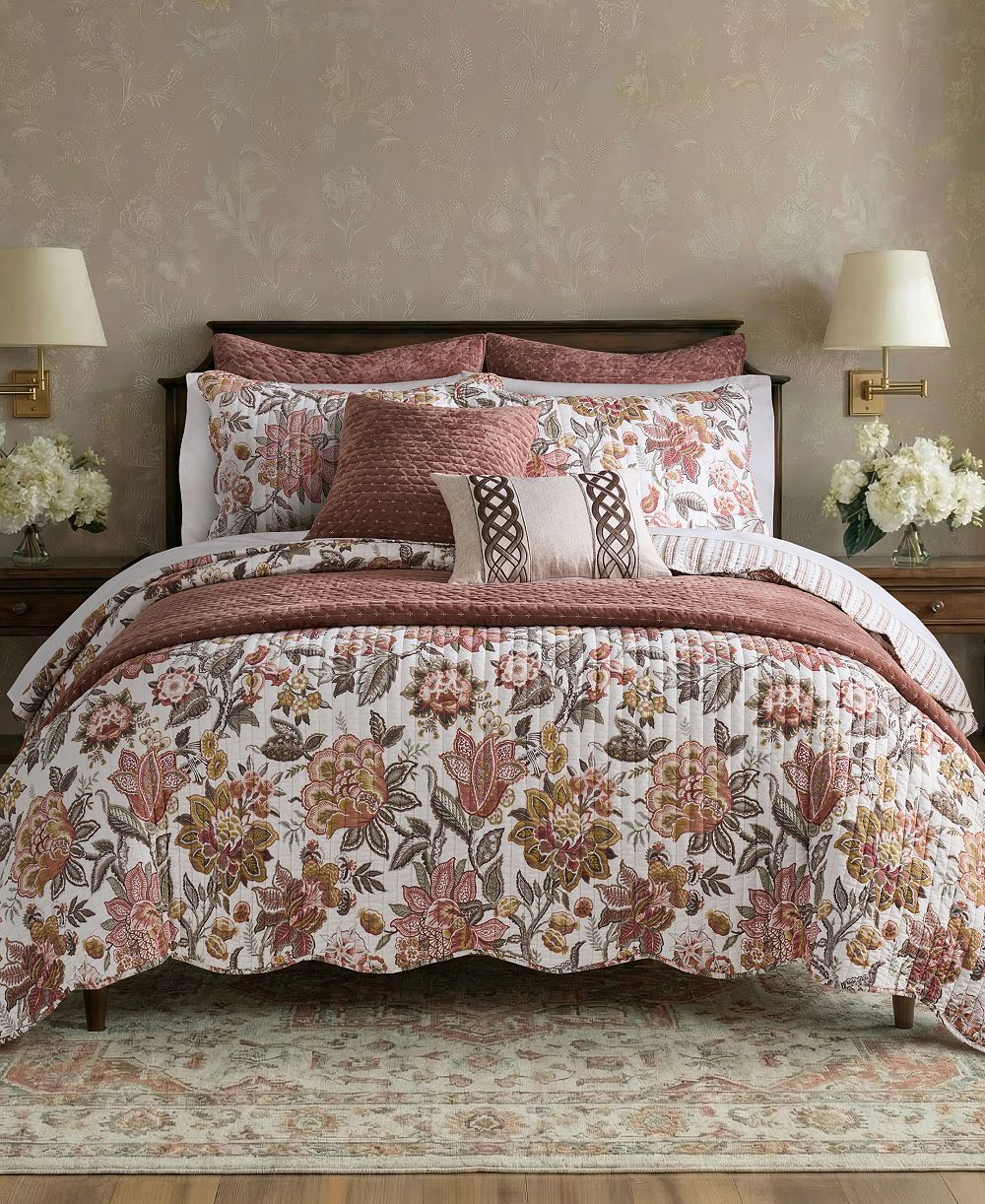 Levtex Home Реверсивный комплект из 2 стеганых покрывал, Twin/Twin XL