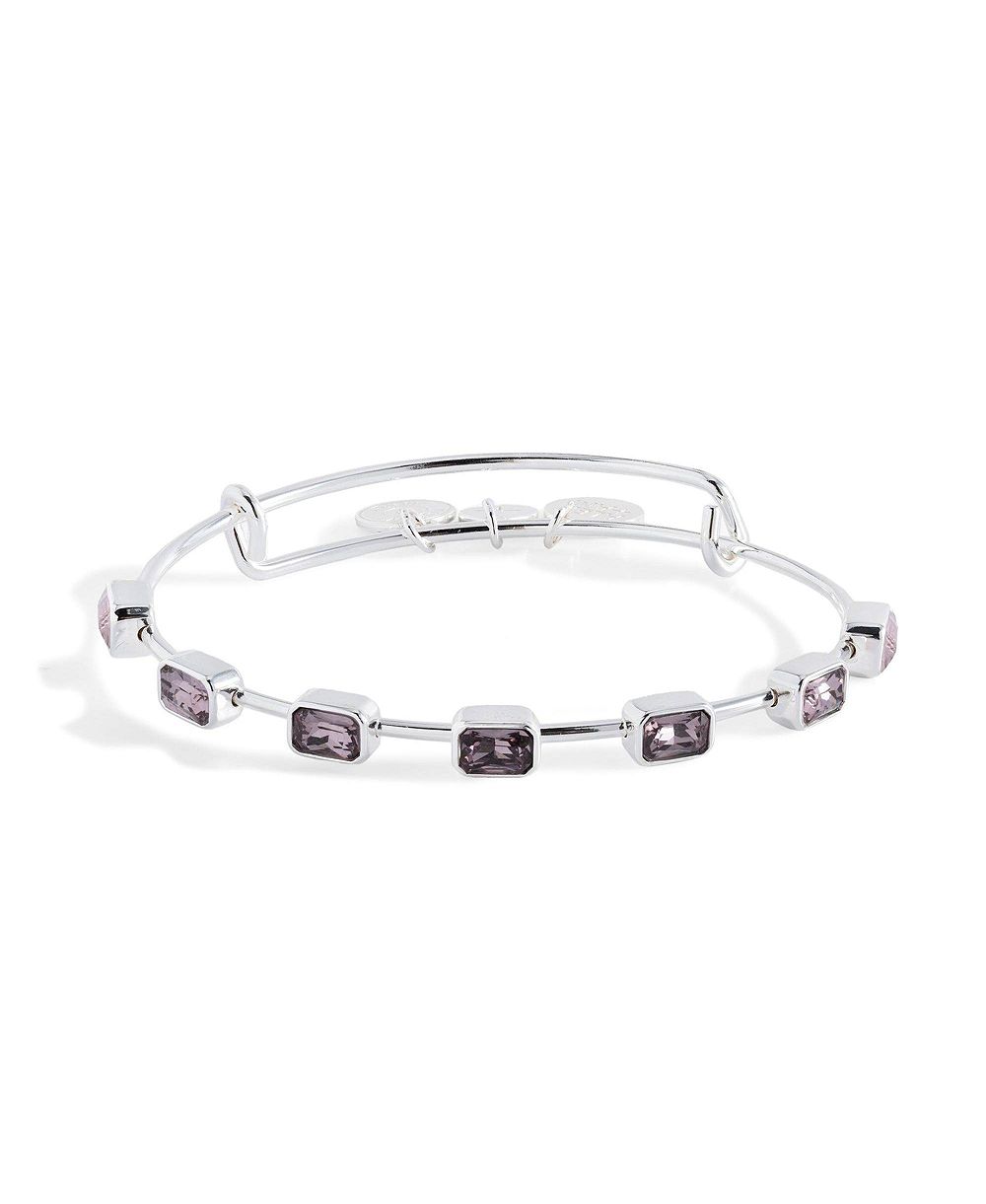Alex and Ani Браслет-кабанжа с изумрудом в огранке изумруд для июня