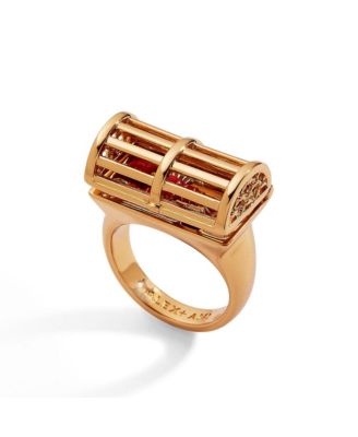 Alex and Ani Lobster Boil Hinged Cage Ring