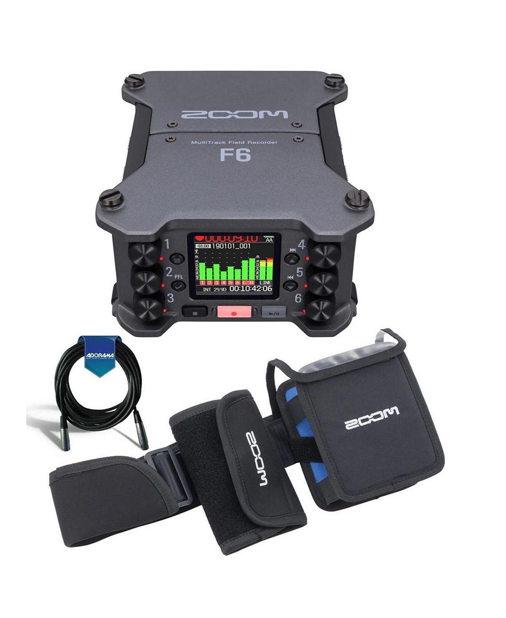 Zoom F6 портативный многоканальный полевой рекордер с плавающей точкой 32 бит