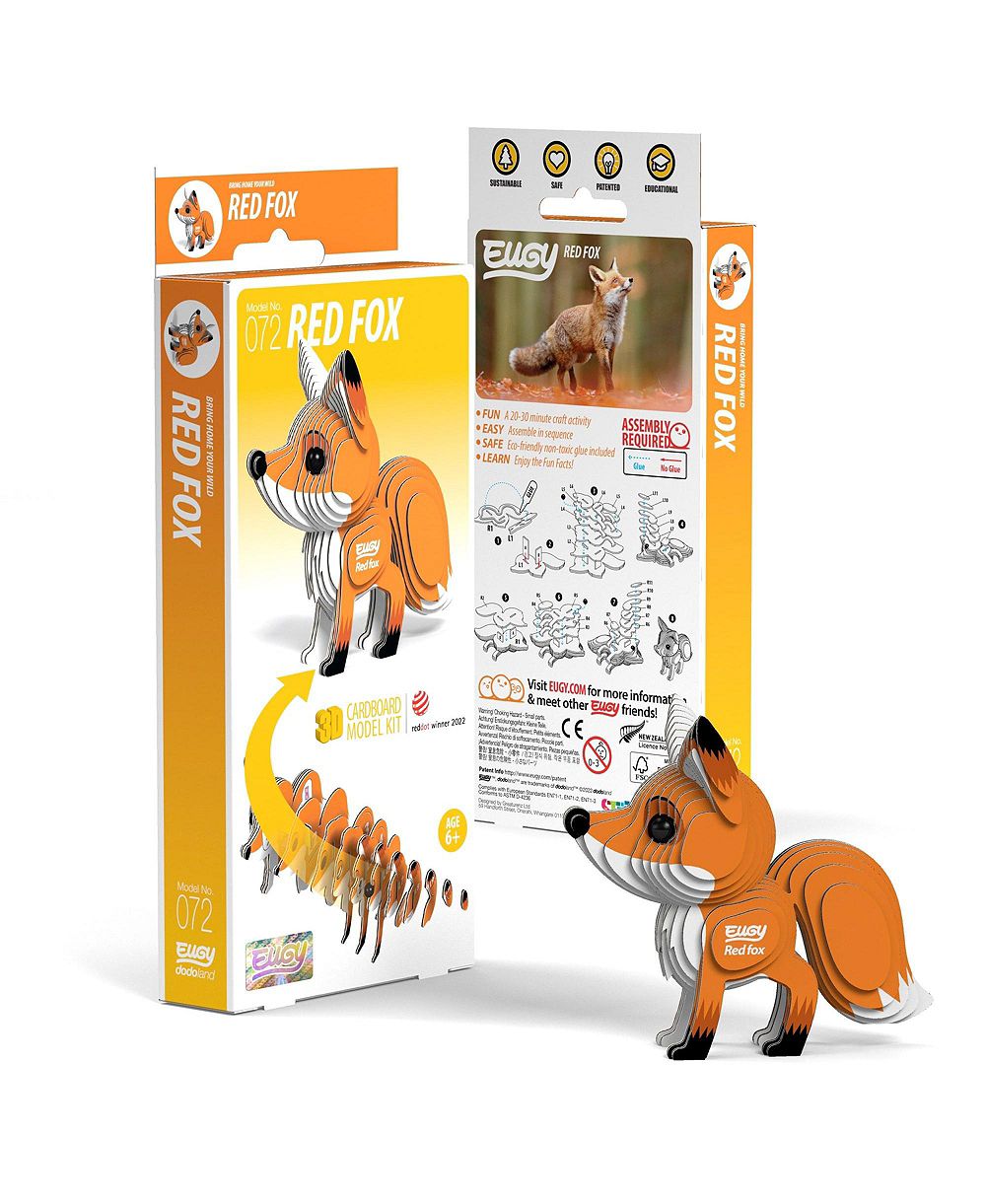 Eugy 3D пазл Лиса, 6+