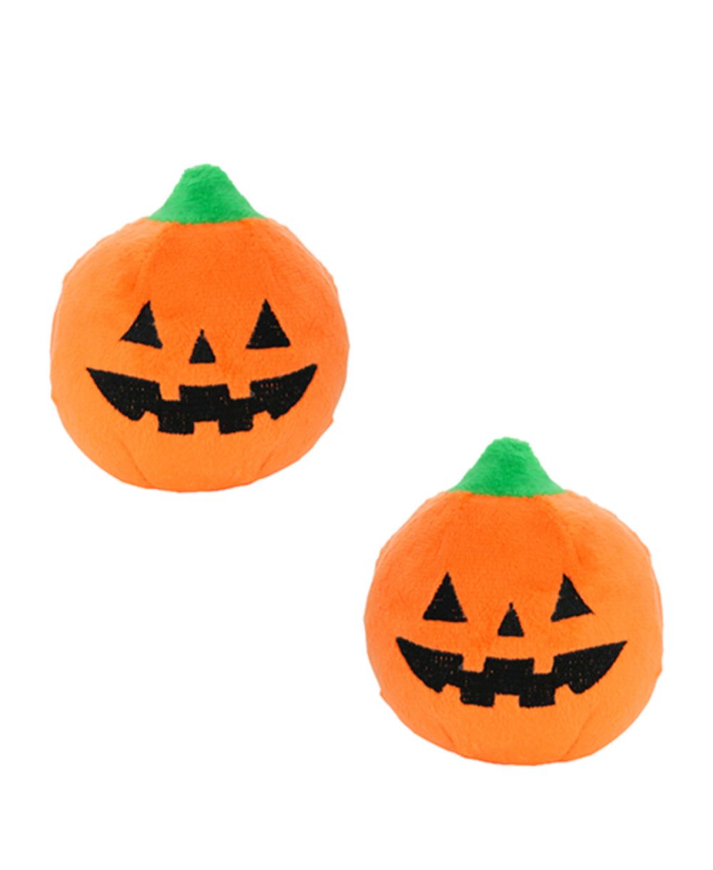 Игрушка для собак Mighty Ball Small Pumpkin, 2 шт., прочная пищалка