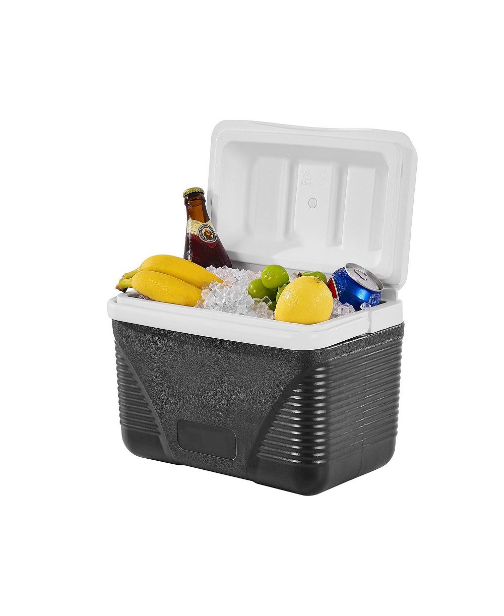 SUGIFT 8.5 QT Hard Portable Cooler with Ice Retention Heavy-Duty Handles for Picnics and Short Trips