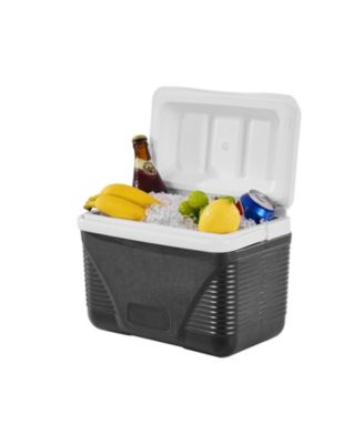 SUGIFT 8.5 QT Hard Portable Cooler with Ice Retention Heavy-Duty Handles for Picnics and Short Trips