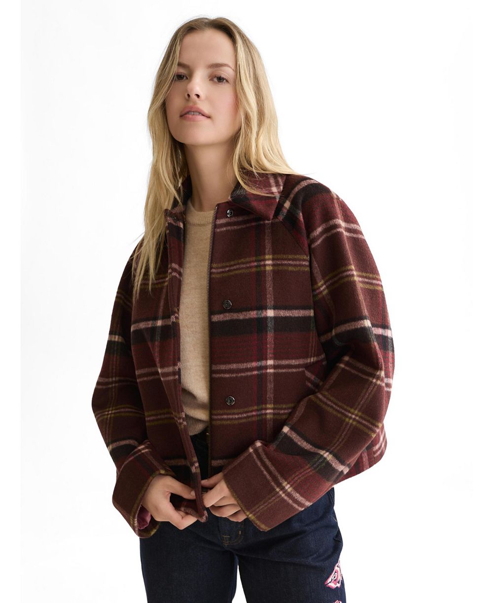 SCOTCH & SODA Women's Checked Short Jacket