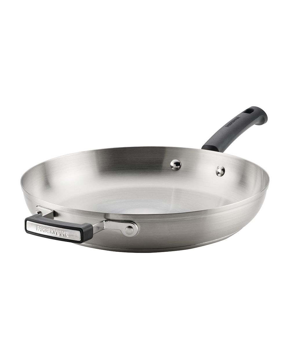 Farberware TrueCook Stainless Steel 12-Inch Fry Pan
