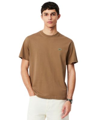 Lacoste мужская футболка с коротким рукавом и логотипом классического кроя
