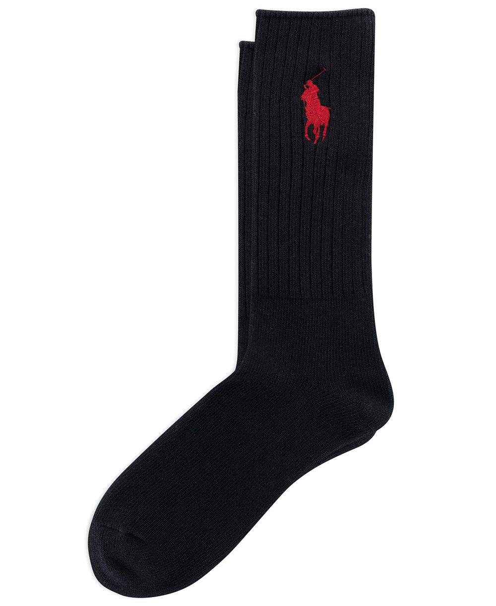 Polo Ralph Lauren Men's Embroidered Big Pony Crew Socks