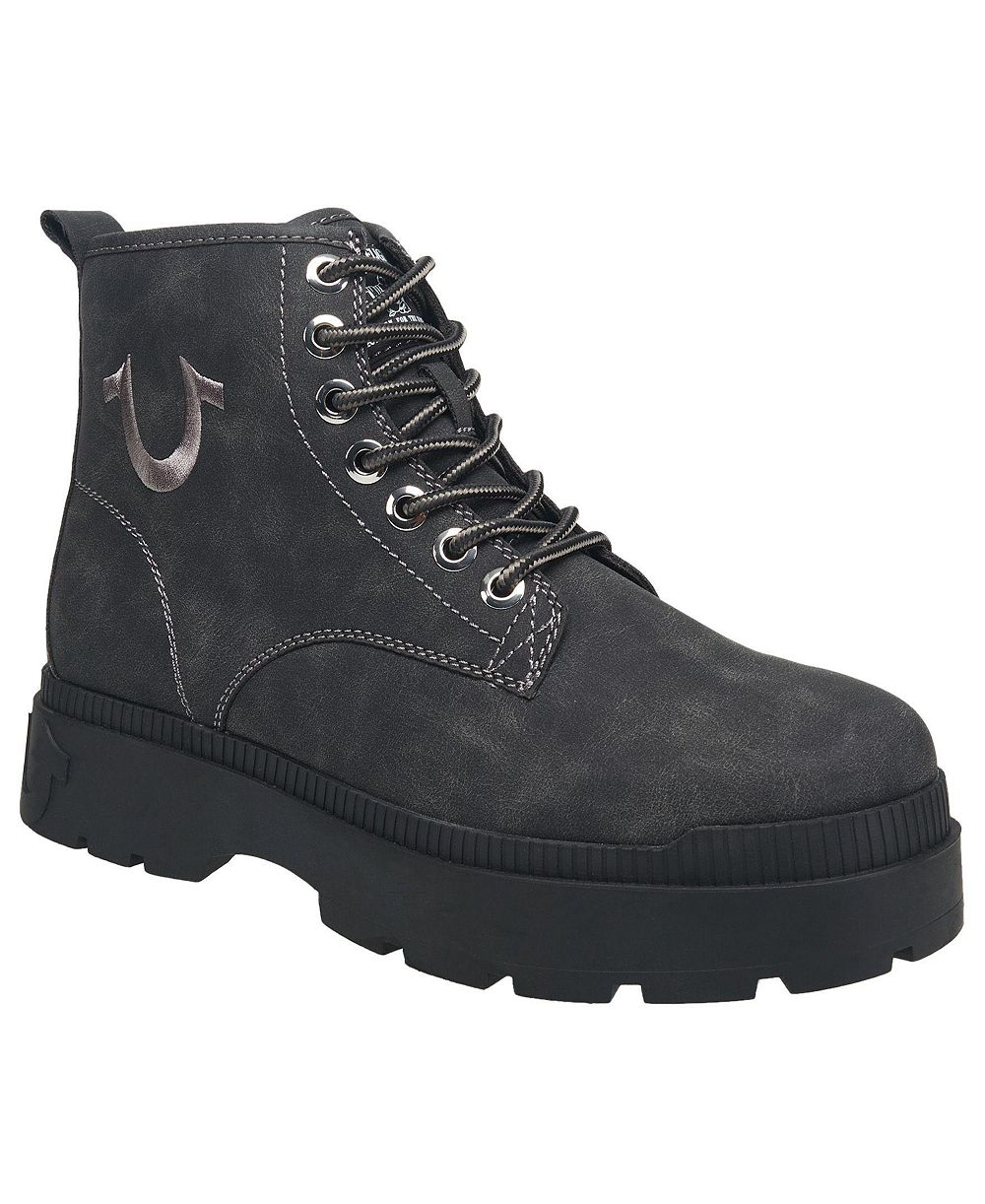 True Religion Men's Jackson Horseshoe Logo Boot