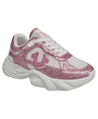 True Religion Little Girls' Kali Chunky Logo Sneaker