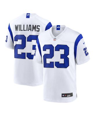 Мужская джерси Nike Kyren Williams Los Angeles Rams Fearsome White Game