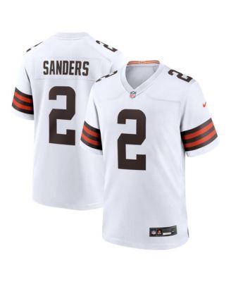 Мужская джерси Nike Shedeur Sanders White Cleveland Browns Game