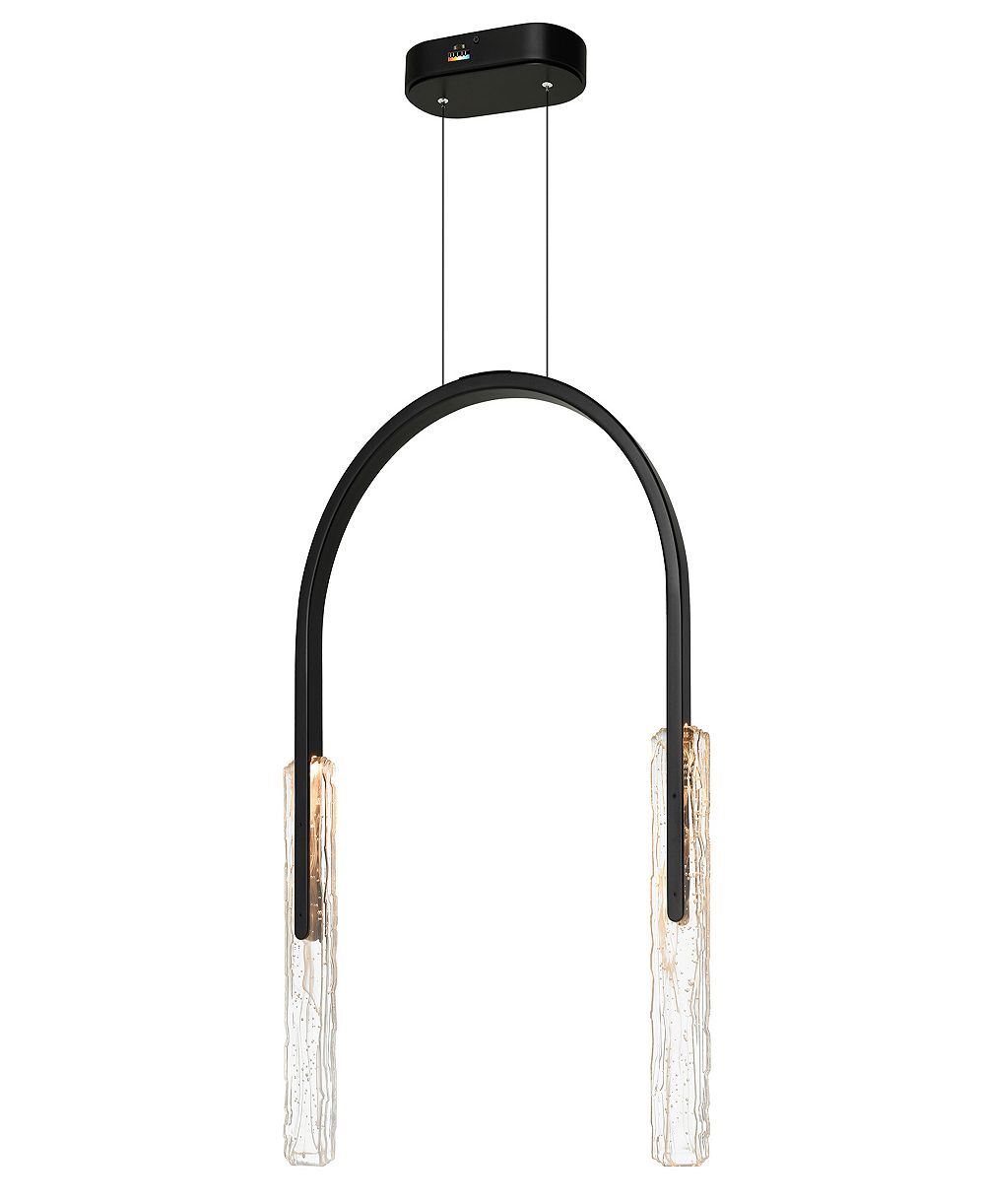Металлическая люстра CWI Lighting Curva 22"