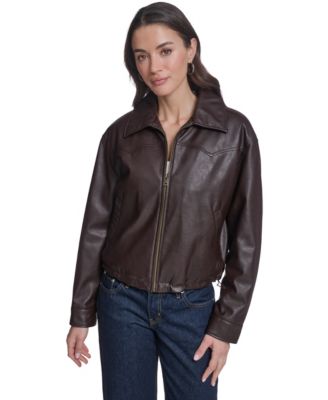 Levi's® Women's Western Yoke Bubble Hem Bomber Jacket