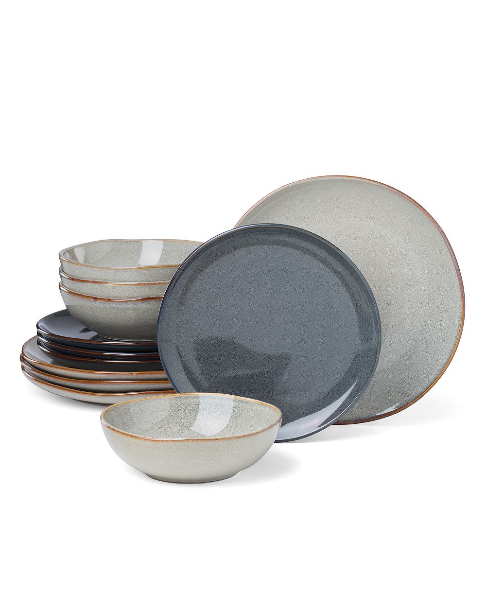 Набор столовой Oneida Shades Gray 12-Piece