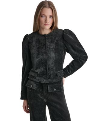 Женский укороченный жакет BCBG Velvet