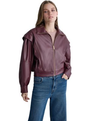 BCBG женская куртка из искусственной кожи в стиле мото