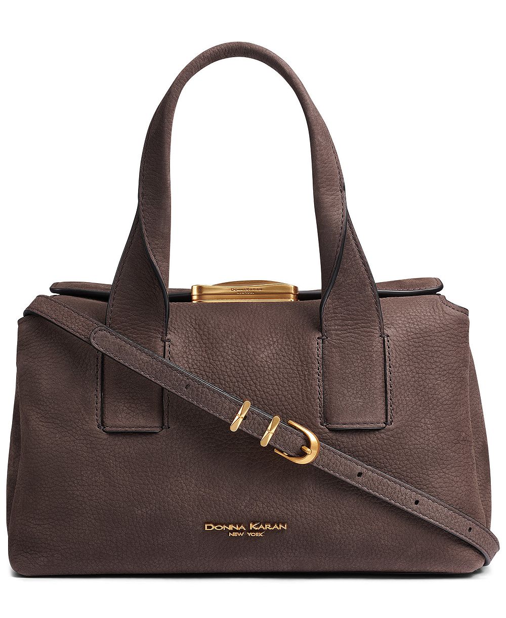 Donna Karan New York Amagansett Triple Compartment Medium Satchel Handbag