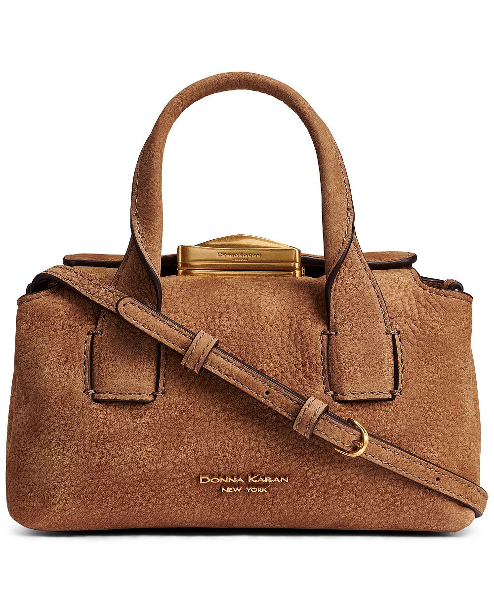 Donna Karan New York Amagansett Triple Compartment Small Satchel Handbag